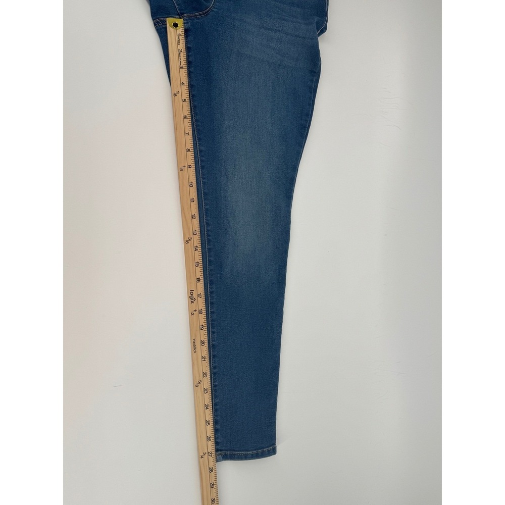Nine West Heidi Pull-On Skinny Jeans Womens 10 Blue Medium Wash SDNWB1107-FRK - Picture 9 of 13